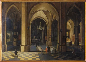Innenraum einer gotischen Kirche
